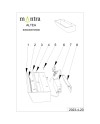 ALTEA * APLIQUE LED BLANCO 21W - 3000K